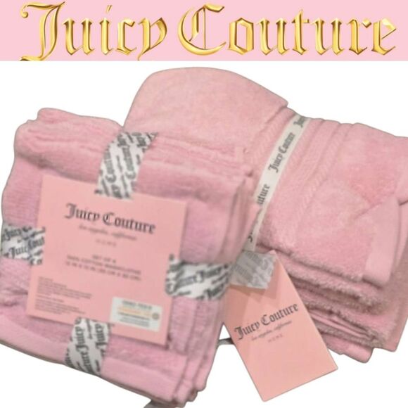 Juicy Couture Home Hand & Wash Towel Set - Picture 1 of 8